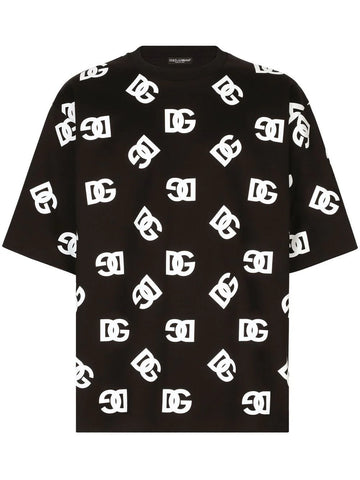 DG Logo Print Cotton T-shirt