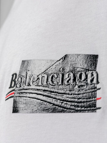 Political Campaign logo-embroidered T-shirt