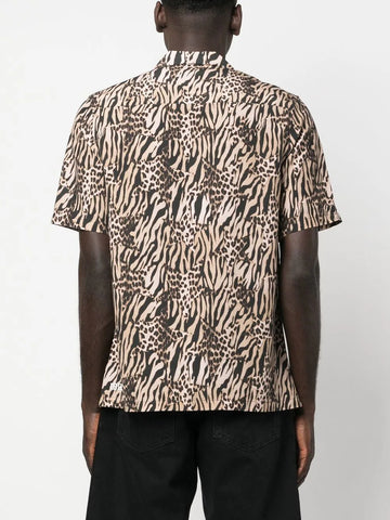 Animal Print Short-sleeve Shirt