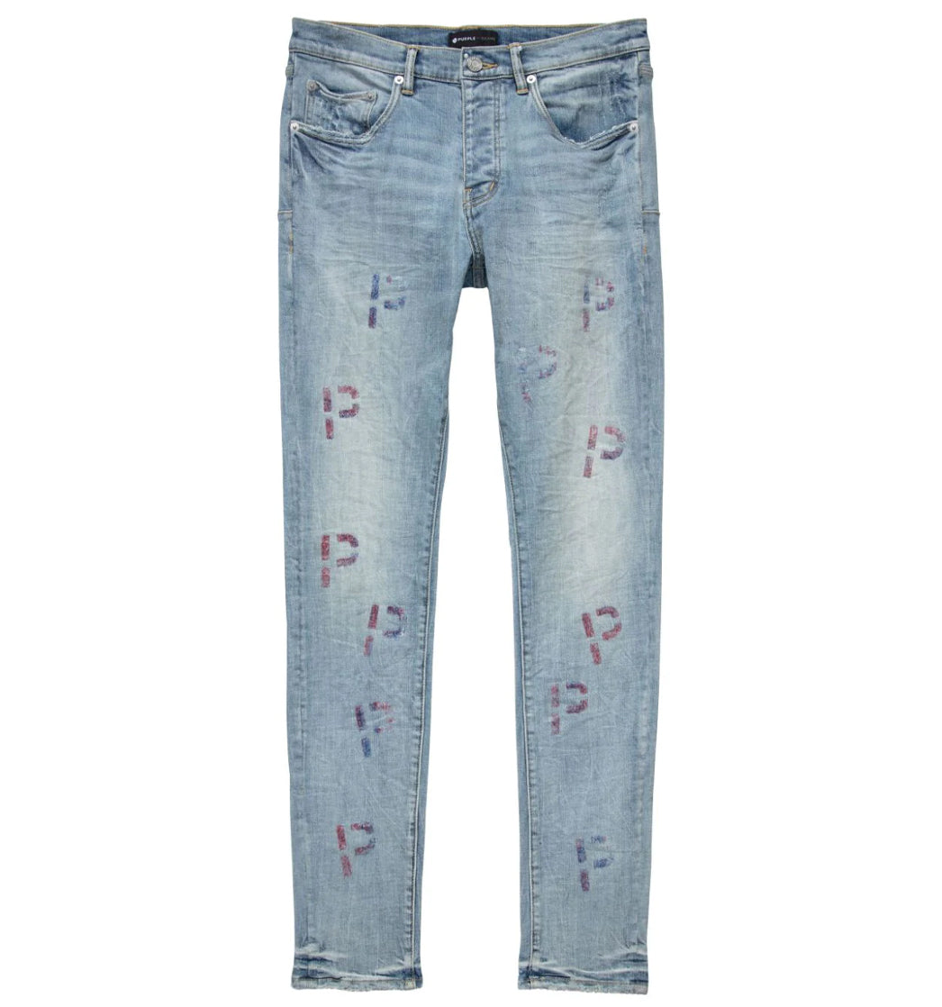 Logo Embroidered Skinny Jeans