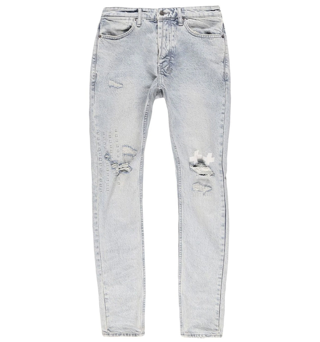 Ripped Detail Skinny Jeans