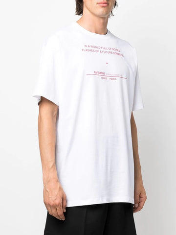 Slogan Print Short-Sleeve T-shirt