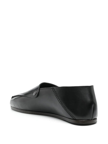 Collapsible Heel Leather Loafers