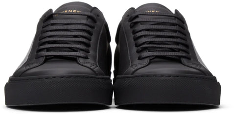 Black Latex Urban Knot Sneakers