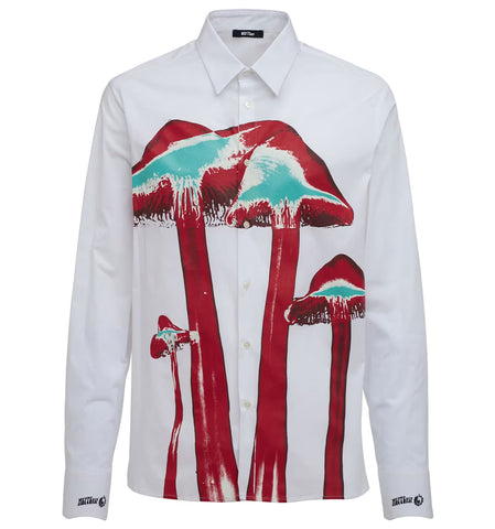 Mushroom Button-Front Shirt