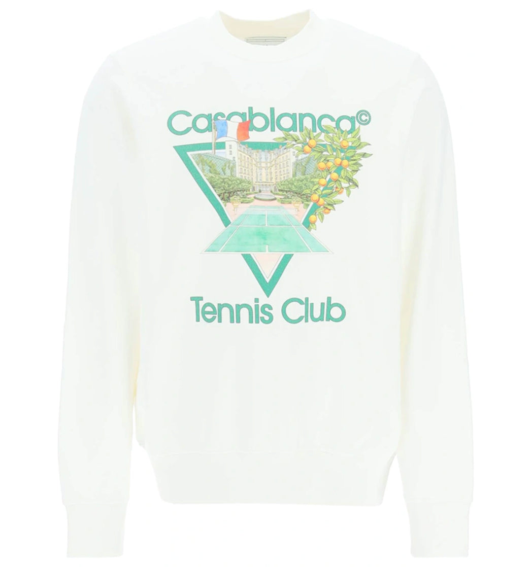 Tennis Club Icon Print Sweatshirt