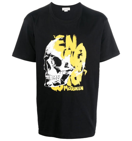 Skull Graphic Print T-shirt