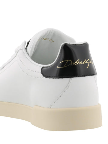 Portofino White Leather Sneakers