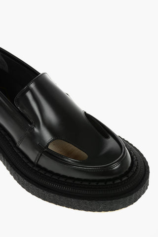 Rubber Sole Leather With Cuouts